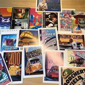 1990s vintage Wisconsin postcards lot
